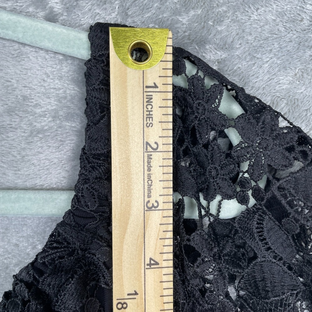 Lauren Ralph Lauren Dress Women's Plus 1X Black Lace Off Shoulder Cocktail LBD - Picture 7 of 8